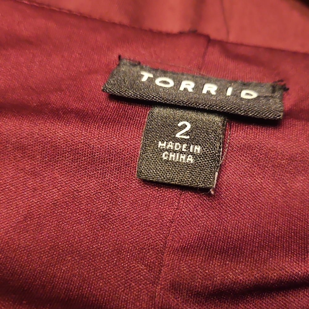Torrid 2 Studio Knit Surplice Faux Wrap Dress - Picture 4 of 5